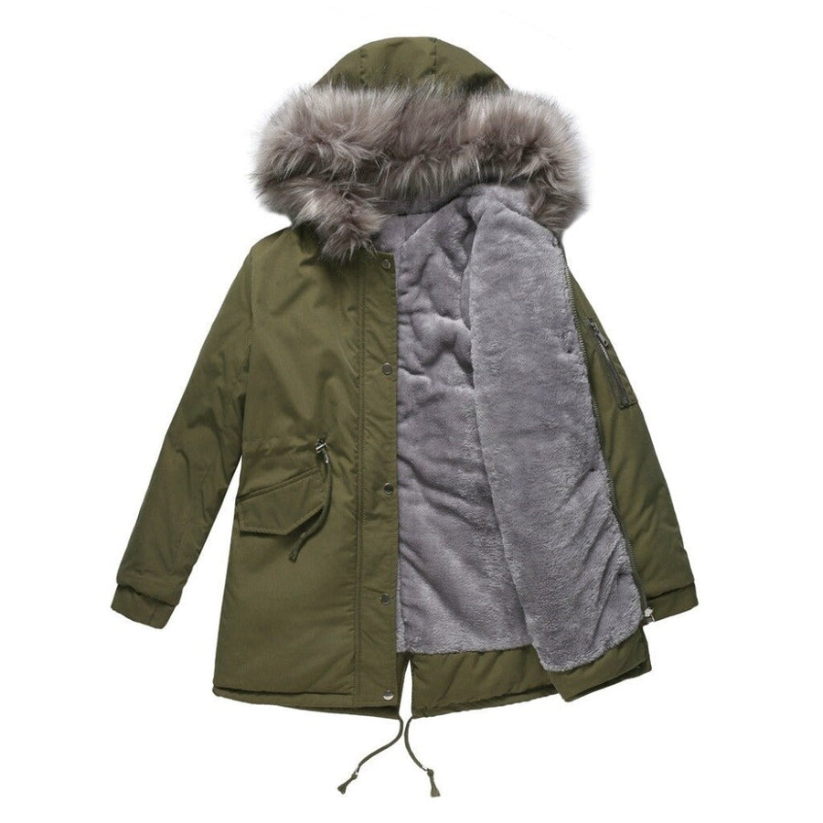 Κομψό Χειμερινό Πάρκα με Πρακτικές Τσέπες