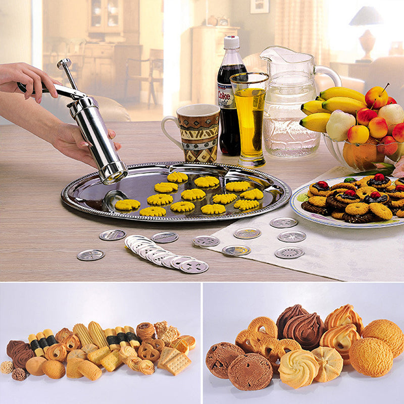 Πρέσα Μπισκότων Πολυλειτουργική από Ανοξείδωτο Ατσάλι για Τέλεια Αποτελέσματα