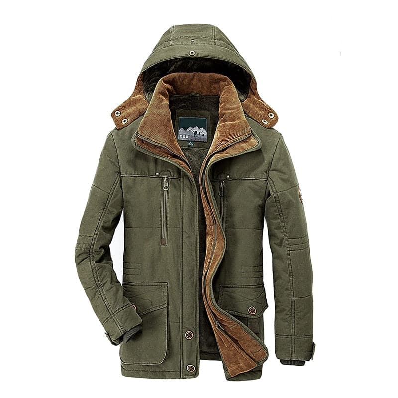 Ανδρικό Μπουφάν Πάρκα με Κουκούλα