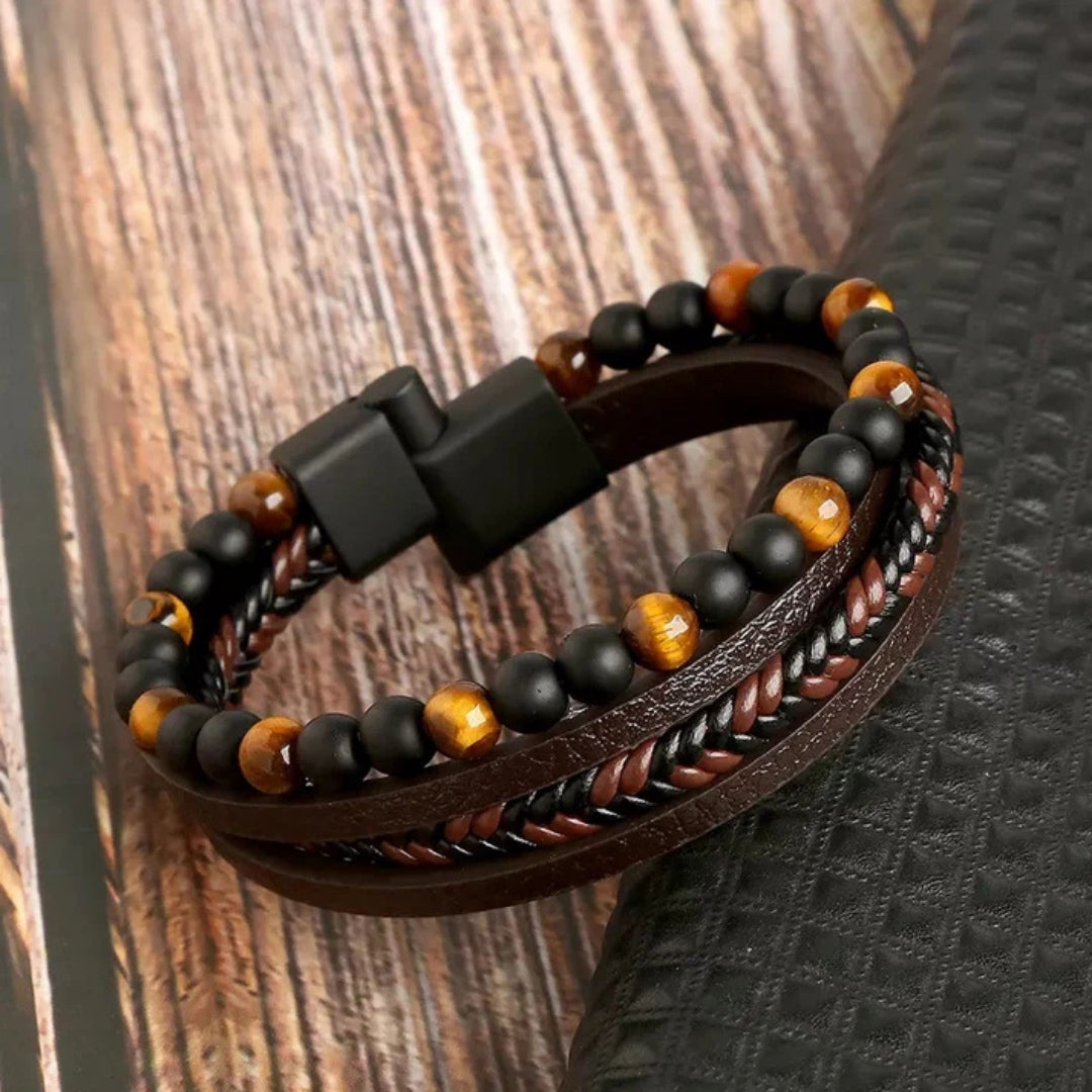 Ανδρικό Βραχιόλι με Μαγνητικό Κούμπωμα