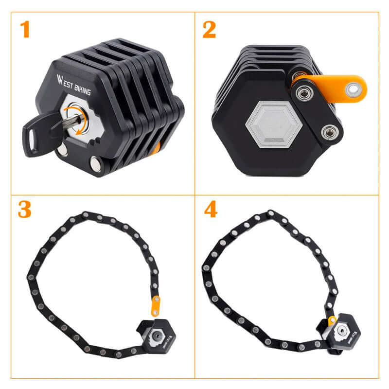 Κλειδαριά Ποδηλάτου Βαρέος Τύπου για Απόλυτη Ασφάλεια (για Ποδήλατα, Ηλεκτρικά Ποδήλατα & Σκούτερ)