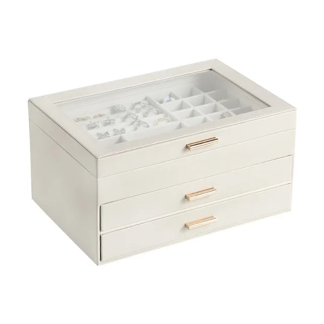 Μεγάλη Πολυτελής Μπιζουτιέρα - Οργανώστε τα Κοσμήματά σας