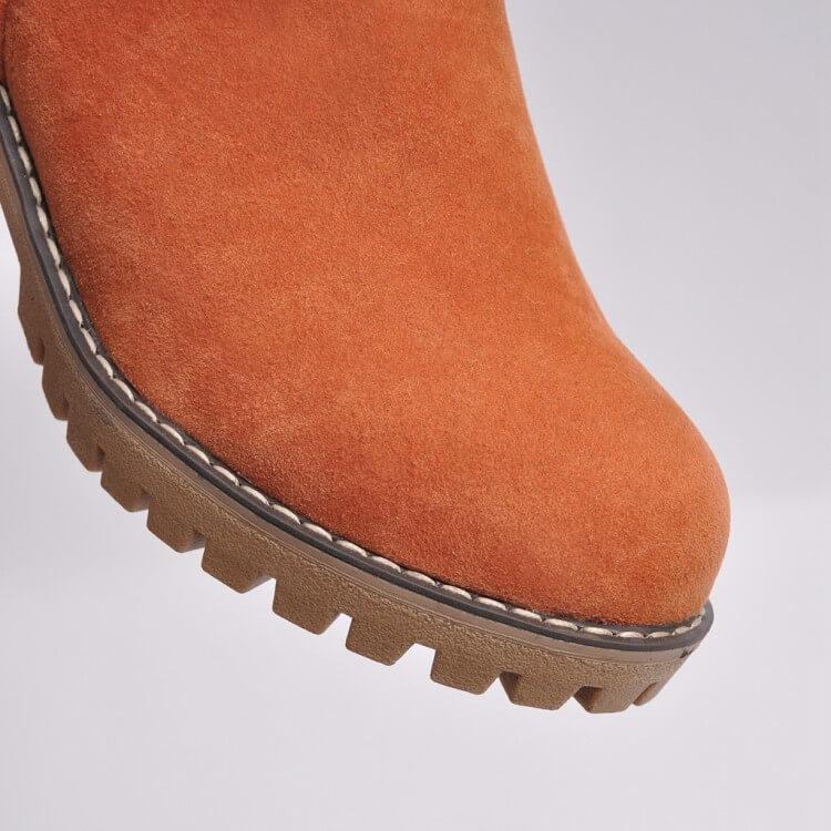 Ζεστά Χειμερινά Μποτάκια Χιονιού με Γούνα