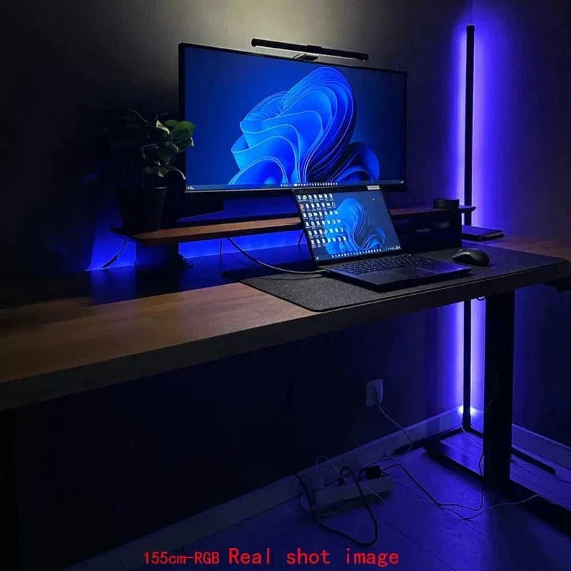 Κομψό Γωνιακό Φωτιστικό RGB με Τηλεχειριστήριο - Μοντέρνος Φωτισμός