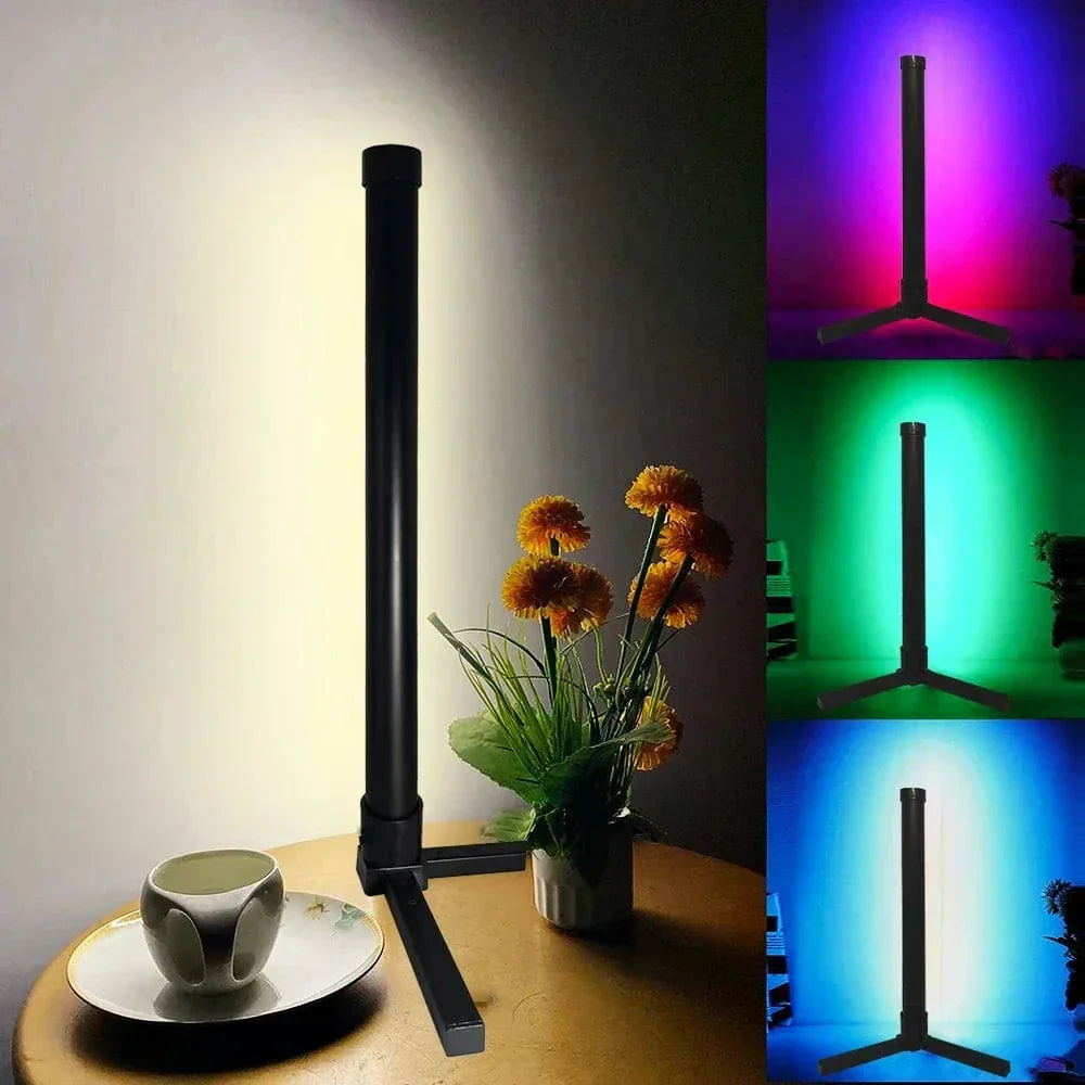 Κομψό Γωνιακό Φωτιστικό RGB με Τηλεχειριστήριο - Μοντέρνος Φωτισμός