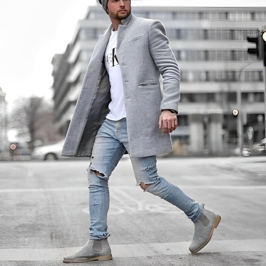 Ανδρικό Ημίπαλτο Slim-Fit