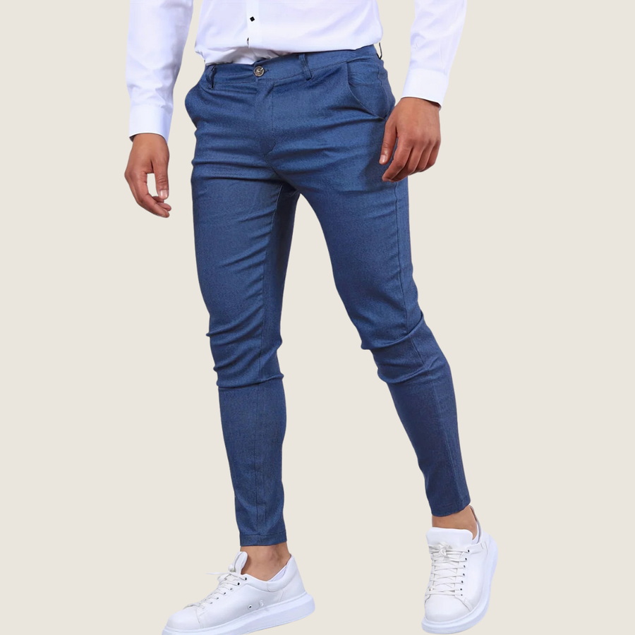 Ανδρικό Παντελόνι Slim Fit μέχρι τον Αστράγαλο