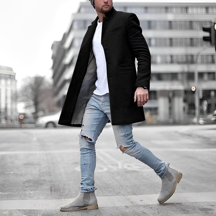 Ανδρικό Ημίπαλτο Slim-Fit