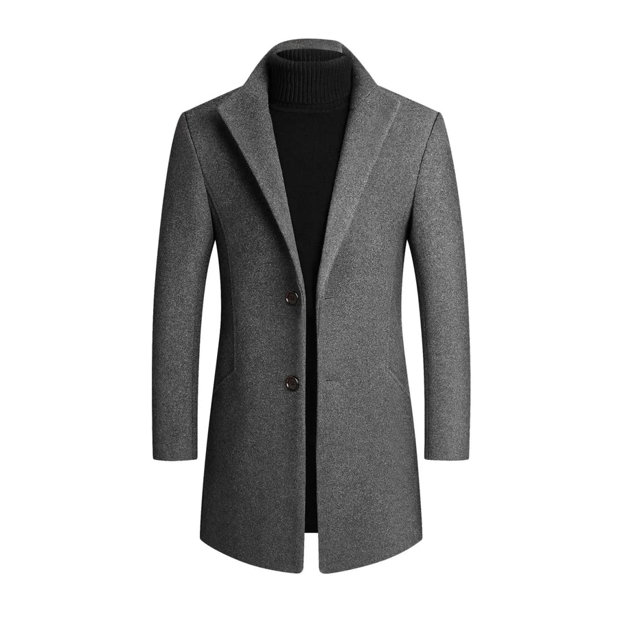 Ανδρικό Επίσημο Παλτό Slim-Fit
