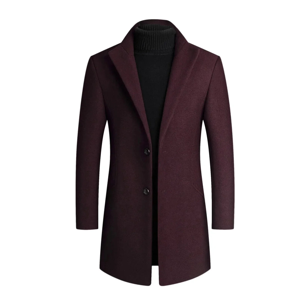 Ανδρικό Επίσημο Παλτό Slim-Fit