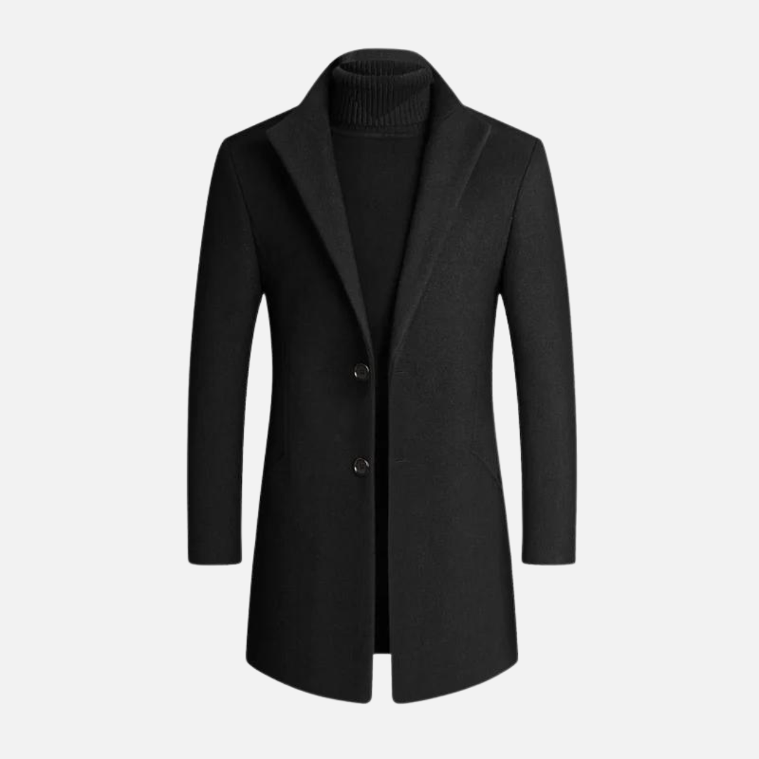 Ανδρικό Επίσημο Παλτό Slim-Fit