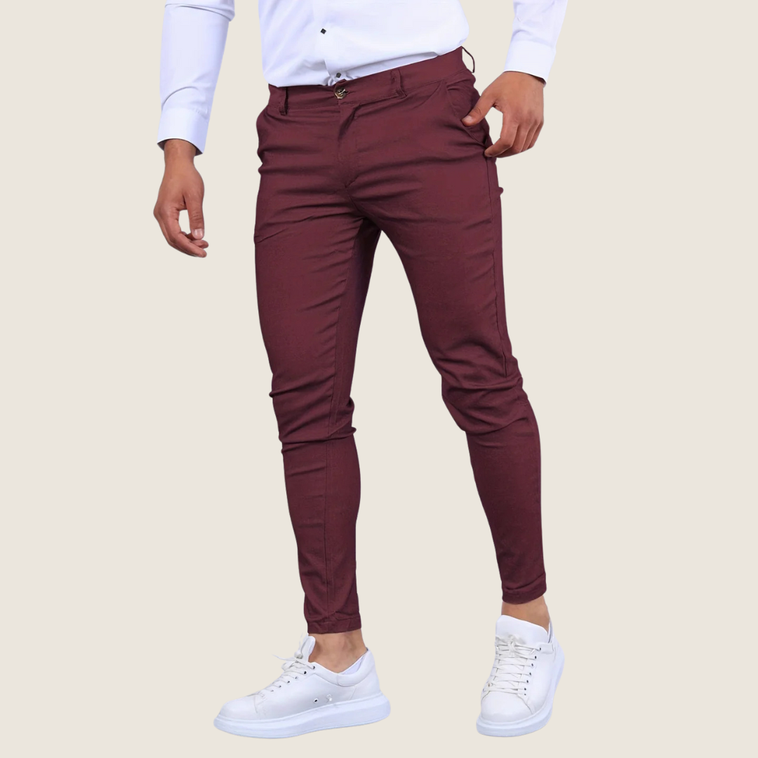 Ανδρικό Παντελόνι Slim Fit μέχρι τον Αστράγαλο