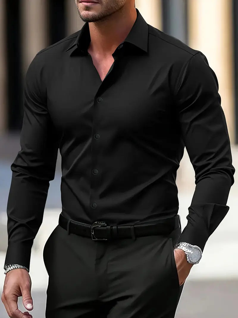Ανδρικό Επίσημο Πουκάμισο Slim-Fit