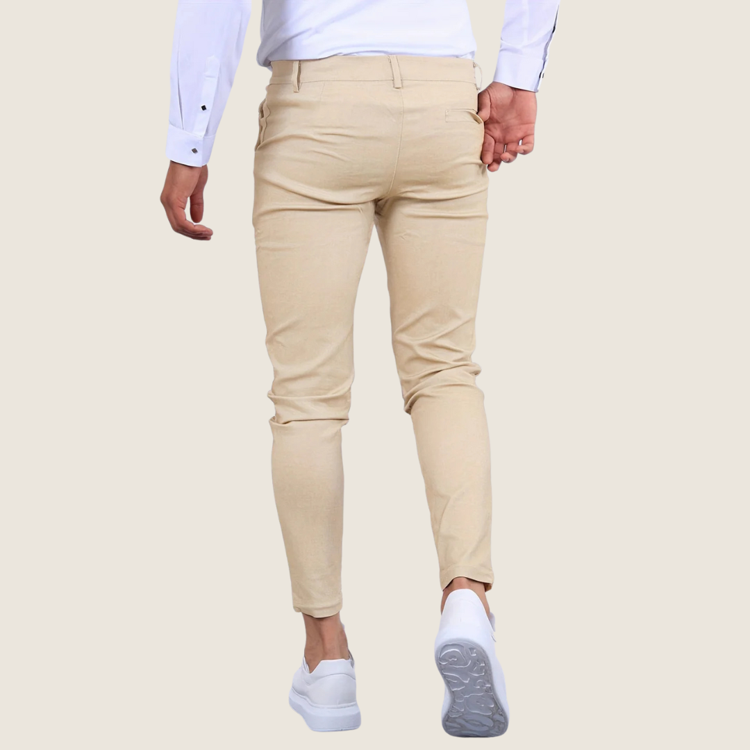 Ανδρικό Παντελόνι Slim Fit μέχρι τον Αστράγαλο