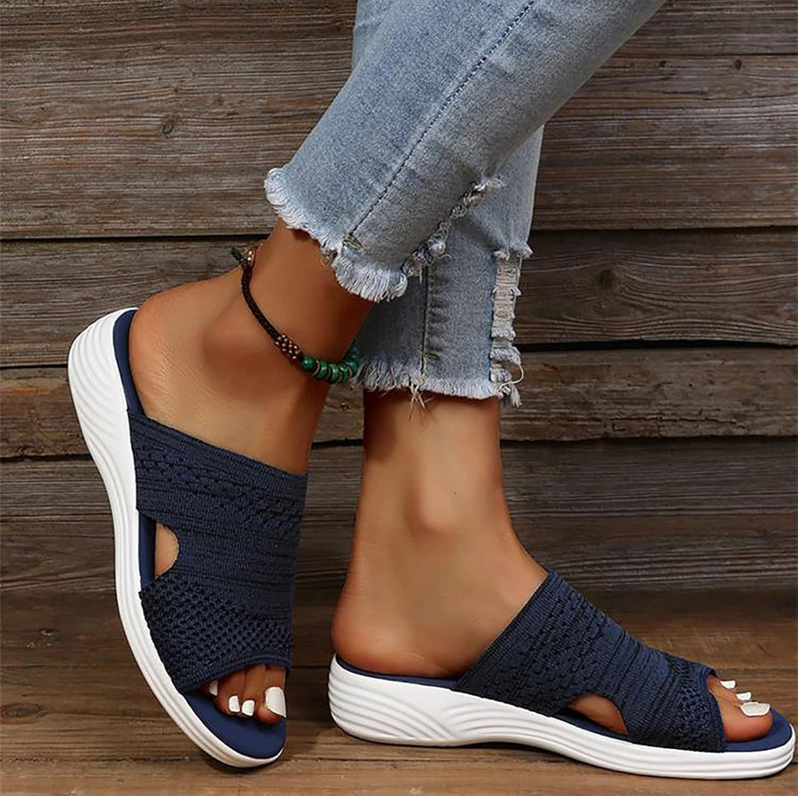 Γυναικεία Αναπνεόμενα Παντόφλια Slip-On με Ανατομική Σόλα