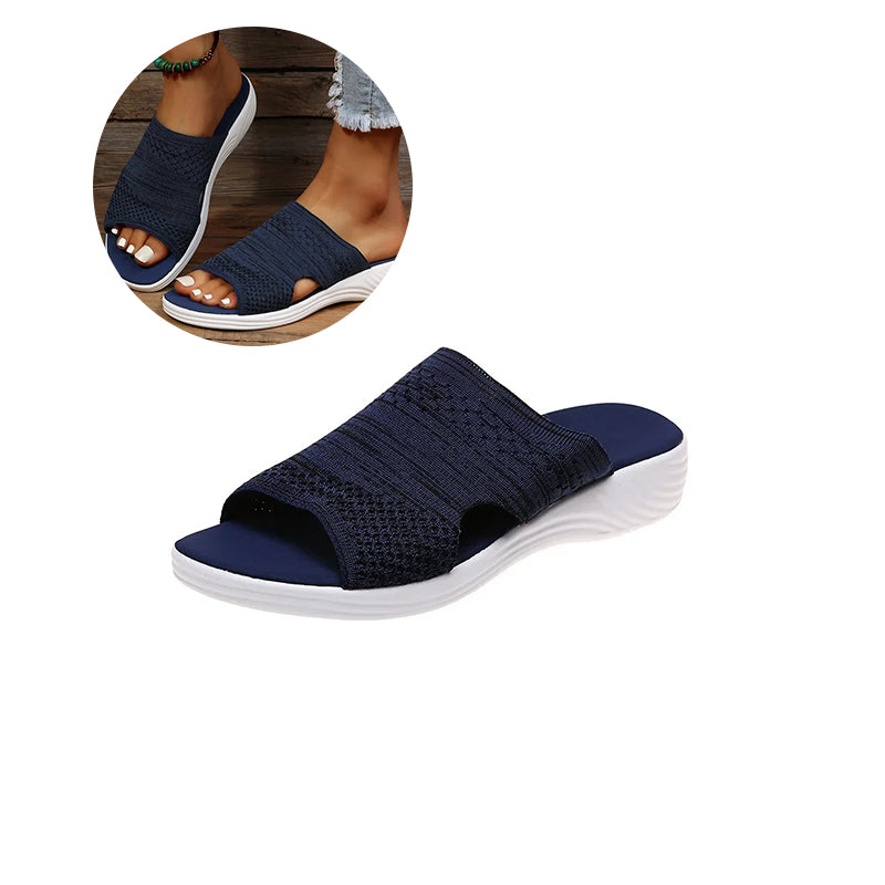 Γυναικεία Αναπνεόμενα Παντόφλια Slip-On με Ανατομική Σόλα