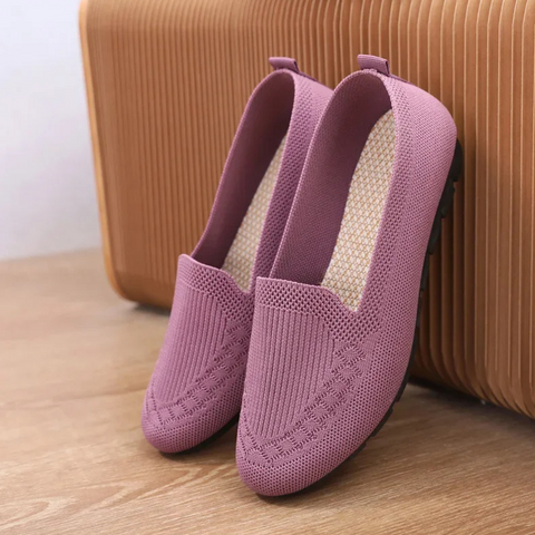 Γυναικεία Πλεκτά Slip-On Loafers