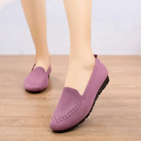 Γυναικεία Πλεκτά Slip-On Loafers