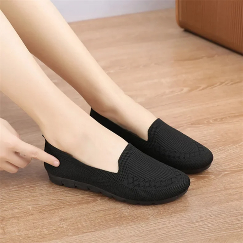 Γυναικεία Πλεκτά Slip-On Loafers