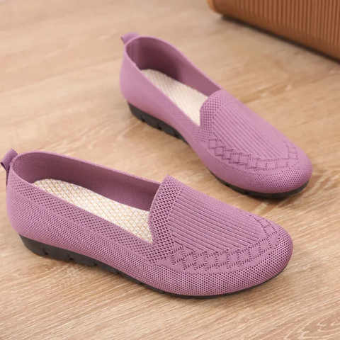 Γυναικεία Πλεκτά Slip-On Loafers