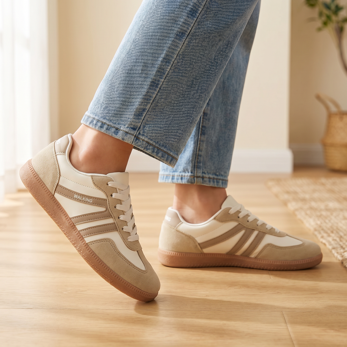 Γυναικεία Ελαφριά Slip-On Sneakers | Άνετα Παπούτσια Περιπάτου για Κάθε Μέρα