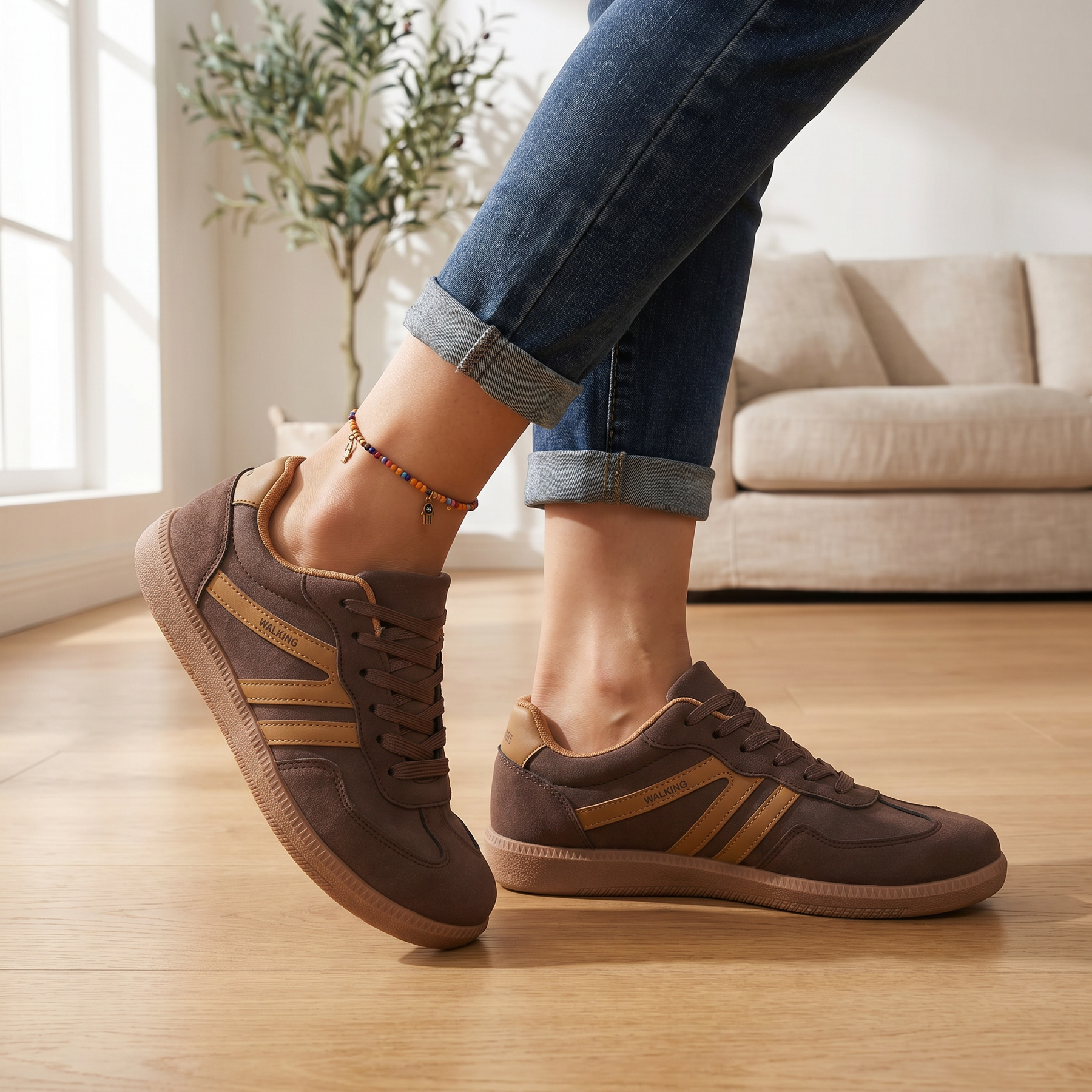 Γυναικεία Ελαφριά Slip-On Sneakers | Άνετα Παπούτσια Περιπάτου για Κάθε Μέρα