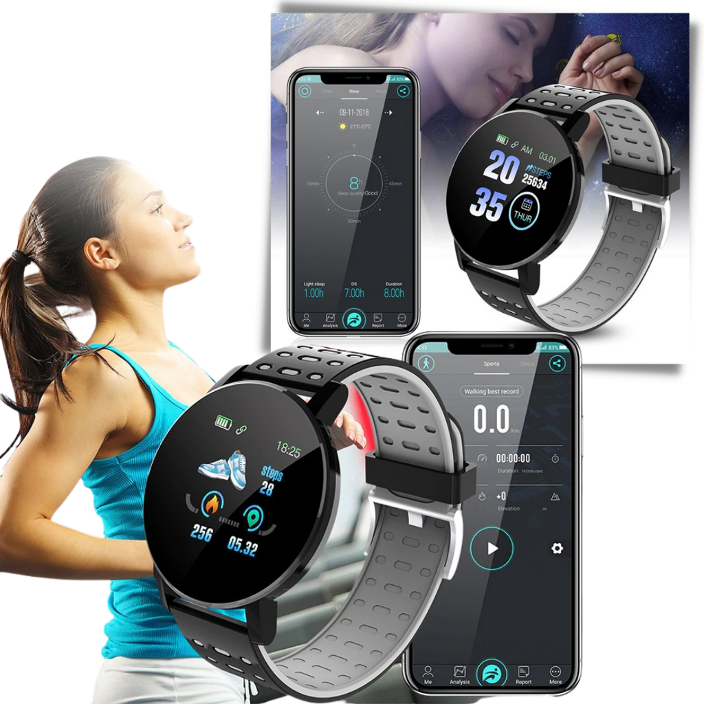 Αδιάβροχο Smartwatch με Παρακολούθηση Φυσικής Κατάστασης και Ύπνου για Καθημερινή Χρήση