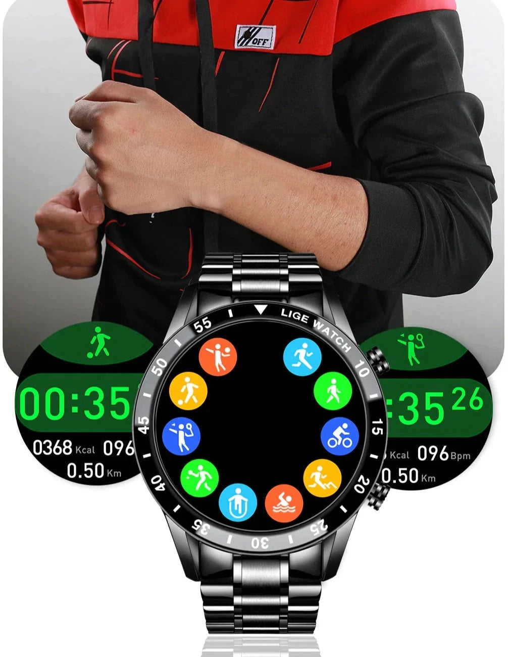 Κομψό Αθλητικό Smartwatch