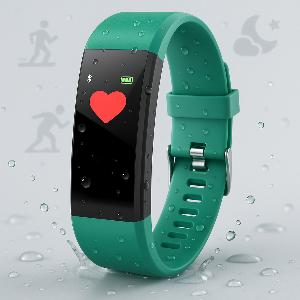 Αδιάβροχο Smartwatch με Παρακολούθηση Καρδιακών Παλμών και Bluetooth – Ιδανικό για Δραστήριο Τρόπο Ζωής και Παρακολούθηση Φυσικής Κατάστασης
