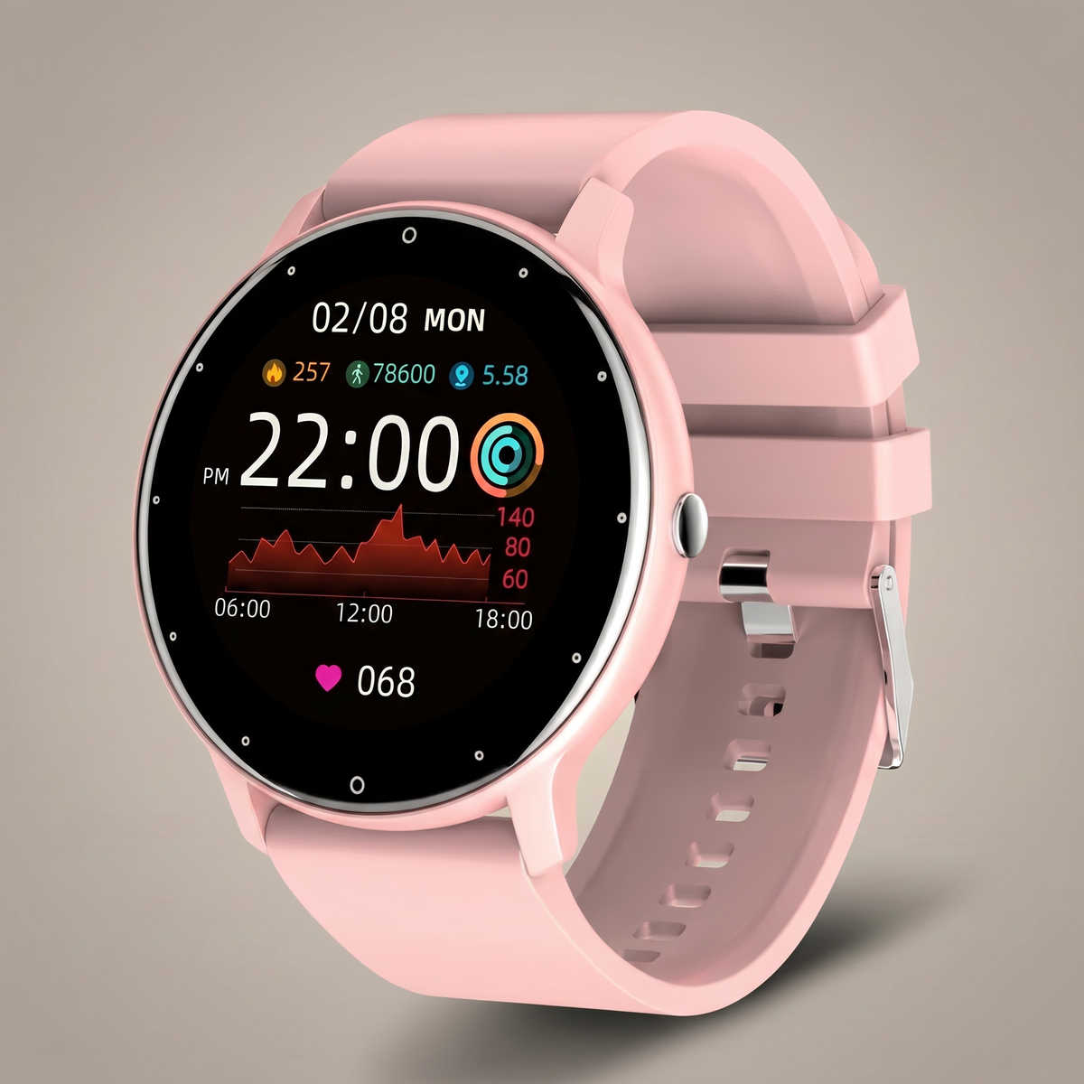 Smartwatch για Ηλικιωμένους | Καταγραφή Καρδιακών Παλμών & Δραστηριότητας | Εύχρηστο Ρολόι Bluetooth
