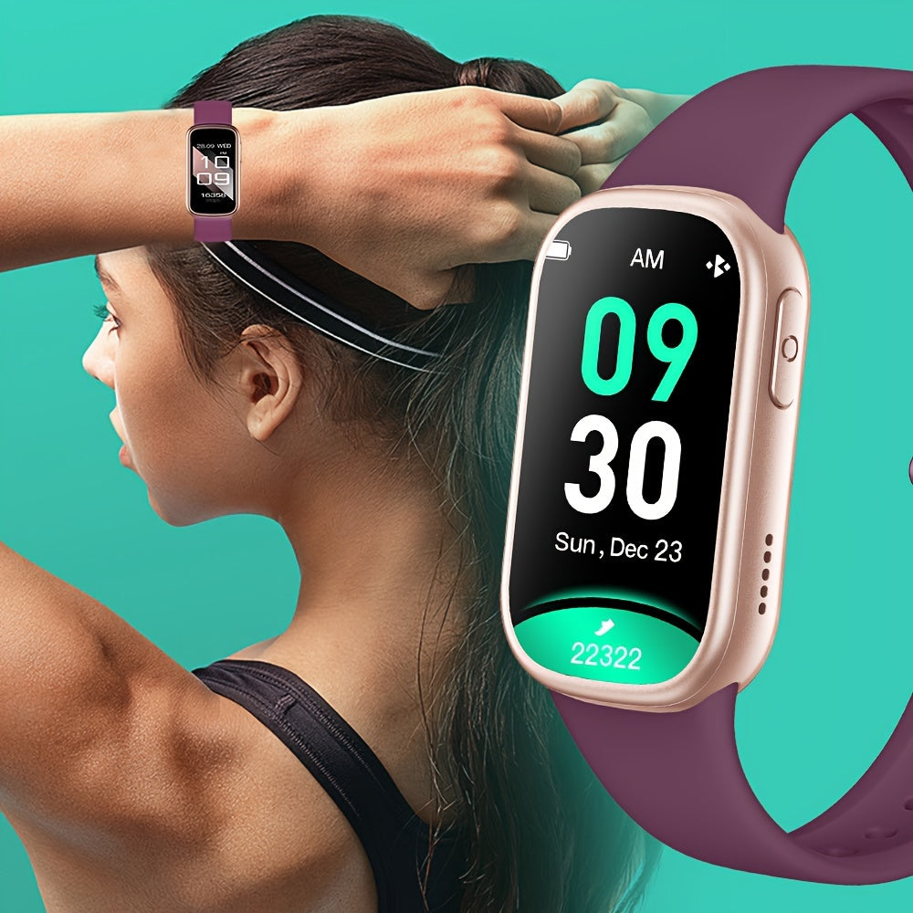 Smartwatch - Αδιάβροχο IP68 - Μπαταρία 7 Ημερών - Android & iOS - Λευκό, Μπλε, Μπορντό & Μοβ