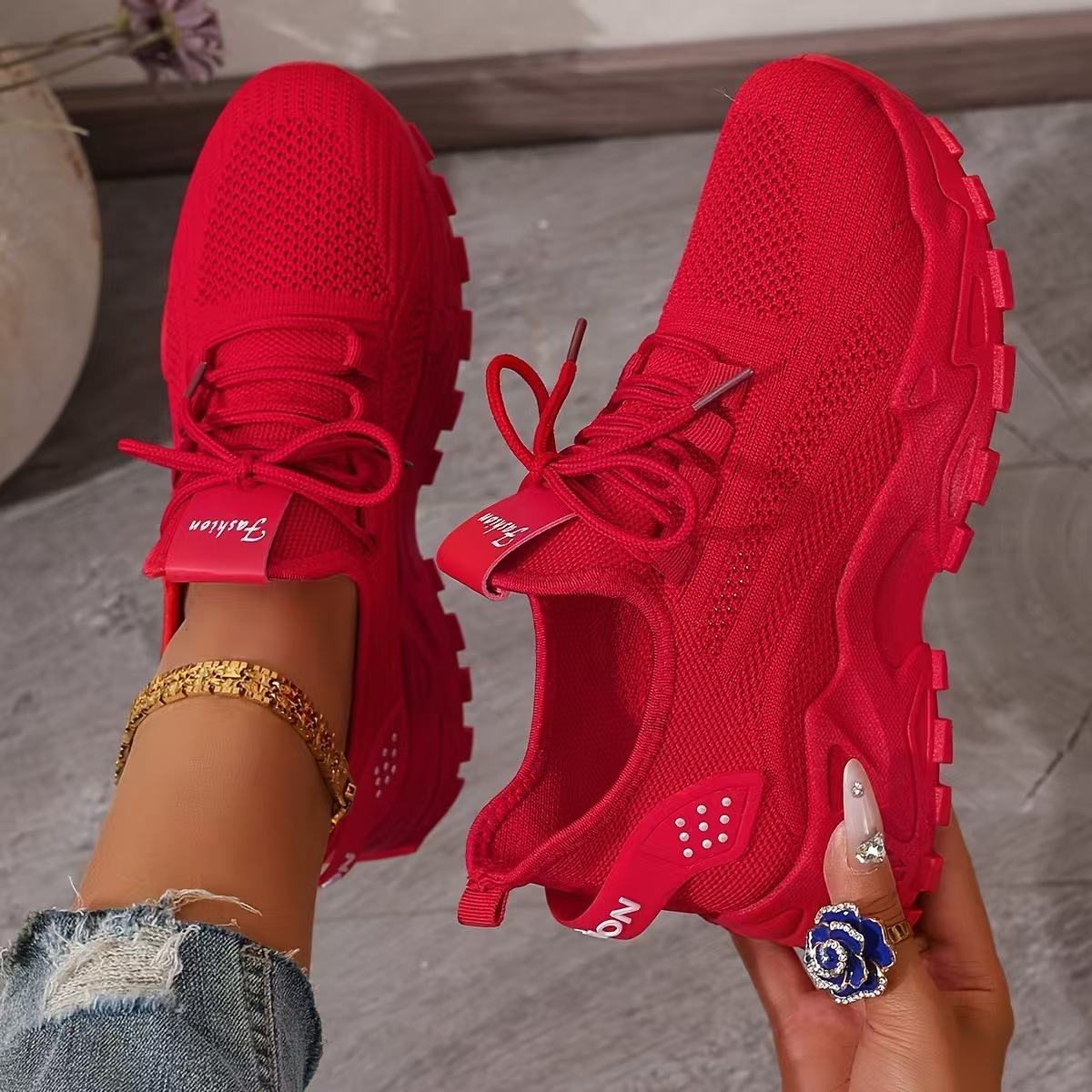 Ορθοπεδικά Sneaker με Υποστήριξη Καμάρας και Εργονομική Σόλα – Φαρδύ Μπροστινό Μέρος για Μέγιστη Άνεση