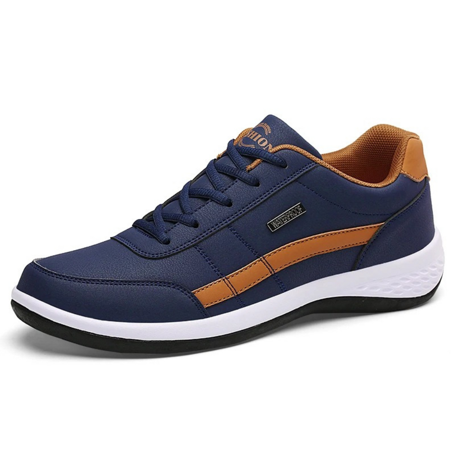 Ανδρικά δερμάτινα Sneakers σχεδιασμένα για ισορροπία