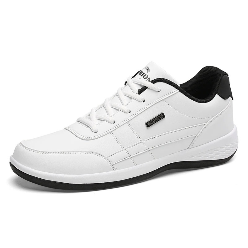 Ανδρικά δερμάτινα Sneakers σχεδιασμένα για ισορροπία