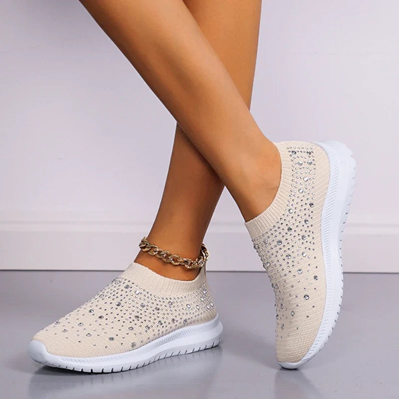 Γυναικεία Sneakers από Διχτυωτό Υλικό που Αναπνέει