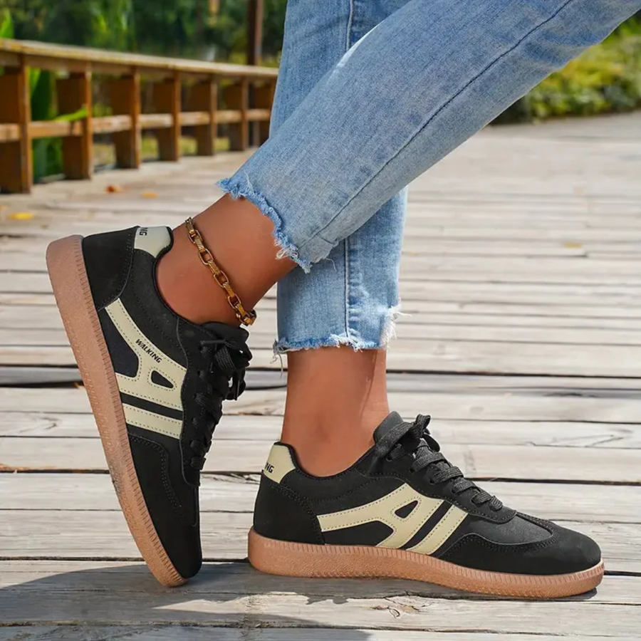 Γυναικεία Ρετρό Sneakers με Κορδόνια | Casual