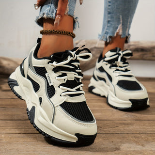 Γυναικεία Sneakers Chunky με Πλατφόρμα και Φάσες