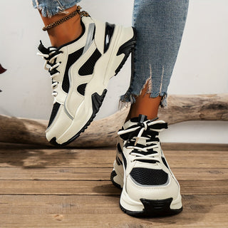 Γυναικεία Sneakers Chunky με Πλατφόρμα και Φάσες