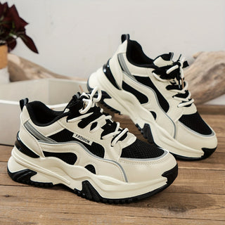 Γυναικεία Sneakers Chunky με Πλατφόρμα και Φάσες