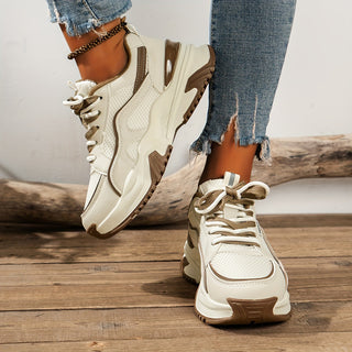 Γυναικεία Sneakers Chunky με Πλατφόρμα και Φάσες