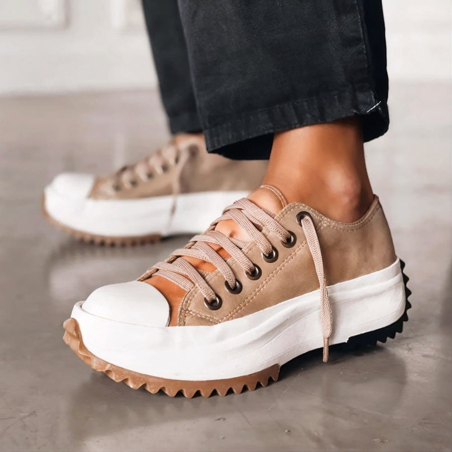 Δερμάτινα Sneakers Platform