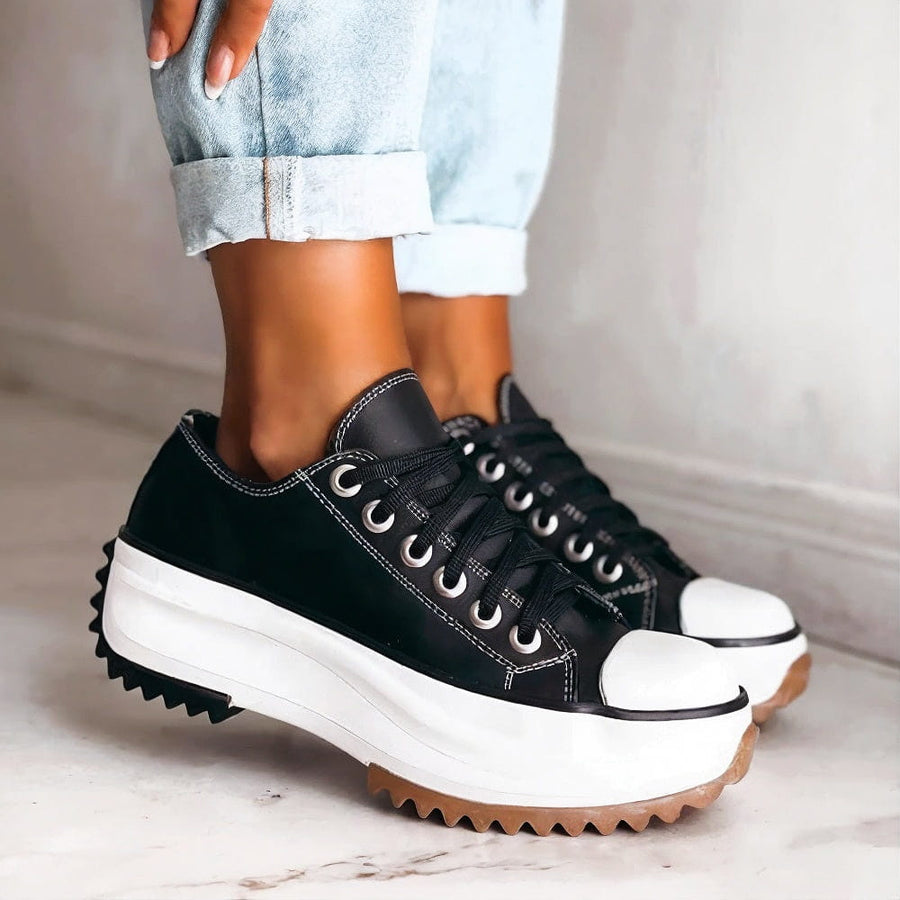 Δερμάτινα Sneakers Platform