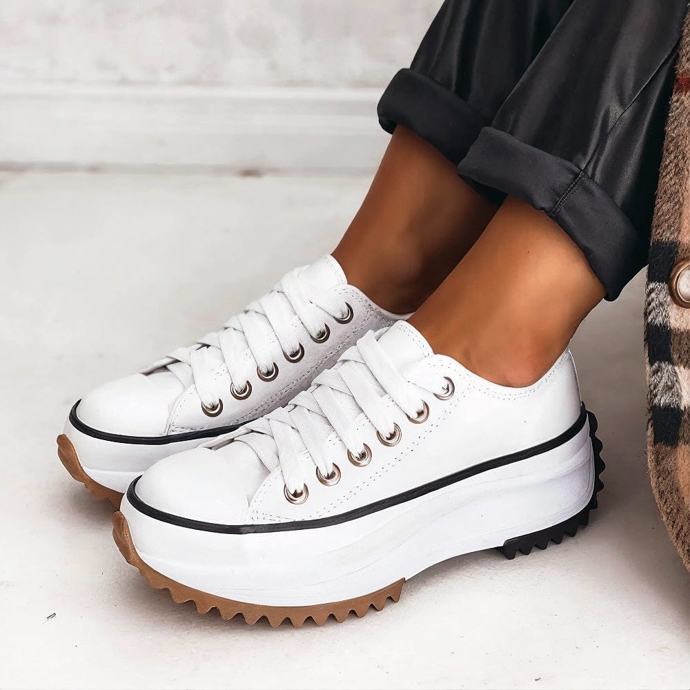 Δερμάτινα Sneakers Platform