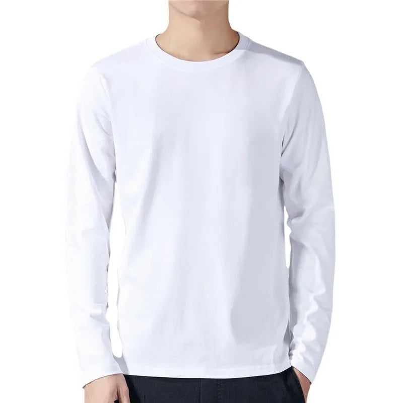Ανδρικό βαμβακερό μακρυμάνικο T-shirt