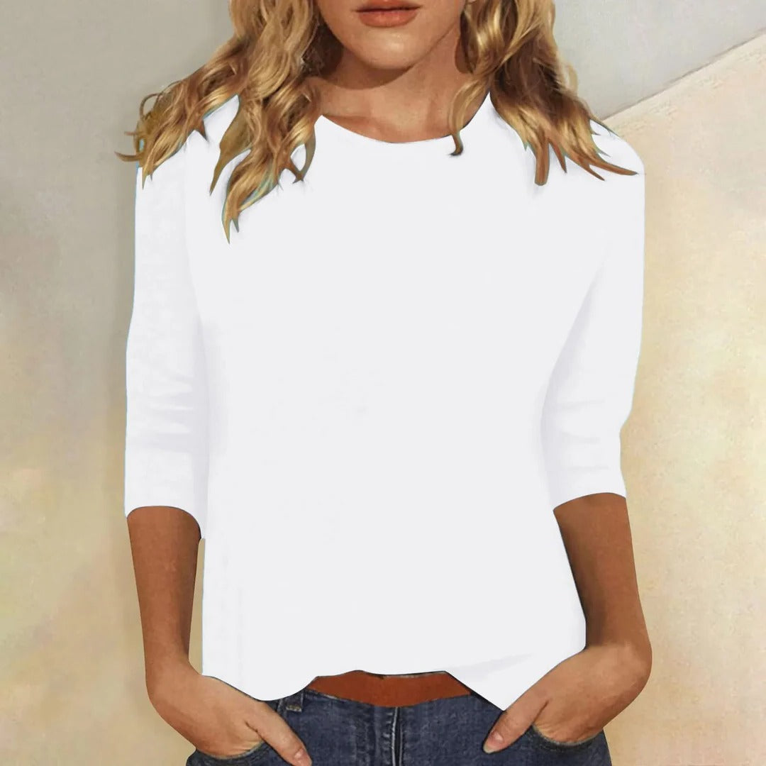 Γυναικείο T-Shirt με Μανίκι 3/4