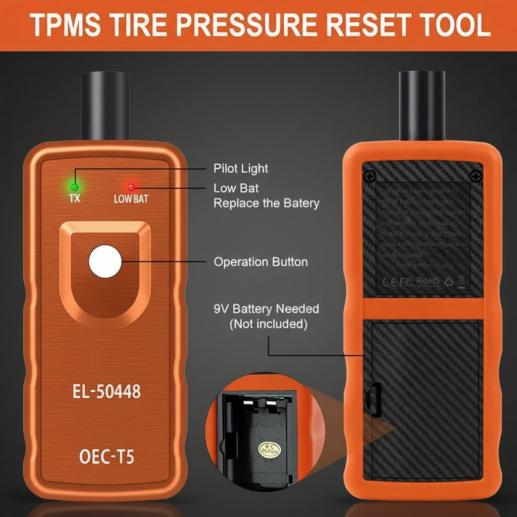 Εργαλείο Επαναφοράς TPMS Ασύρματη Συσκευή Εκμάθησης Αισθητήρων Πίεσης Ελαστικών