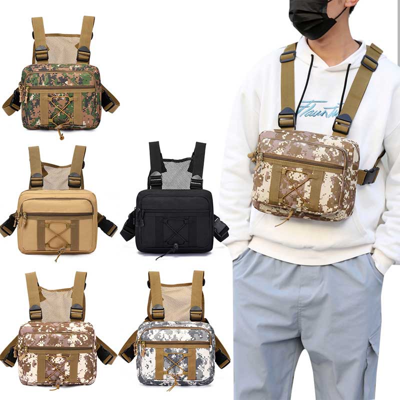 Unisex Τακτικό Τσαντάκι Στήθους Chest Rig - Αδιάβροχος Εξοπλισμός για Εξωτερικές Δραστηριότητες