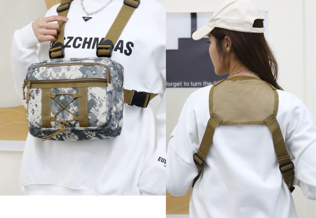 Unisex Τακτικό Τσαντάκι Στήθους Chest Rig - Αδιάβροχος Εξοπλισμός για Εξωτερικές Δραστηριότητες