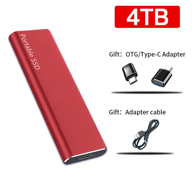 Φορητός Εξωτερικός Σκληρός Δίσκος USB-C 4TB για PC & Mac