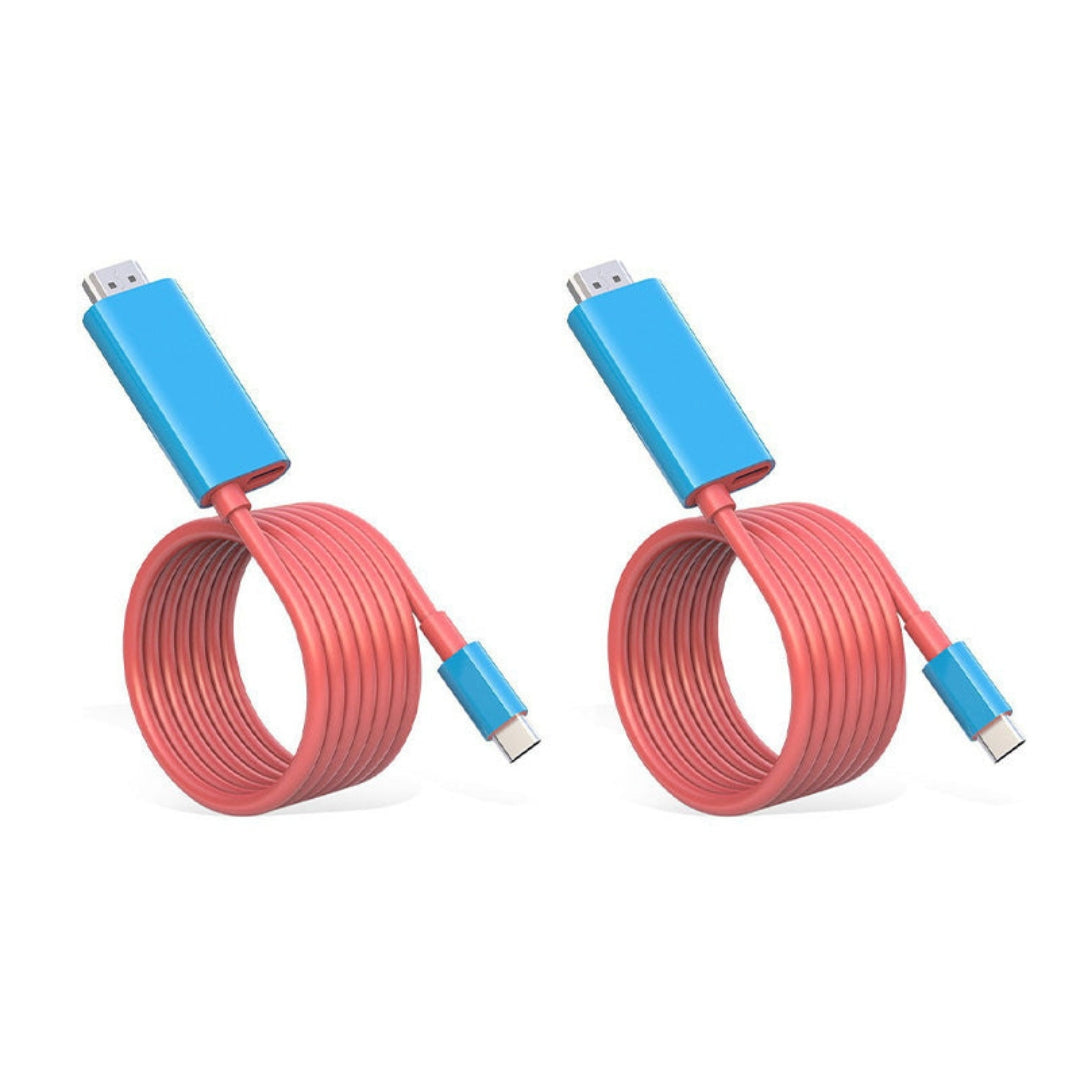 Καλώδιο USB-C σε HDMI - 2m με Γρήγορη Φόρτιση PD για Switch, Tablet, Τηλέφωνο και Laptop